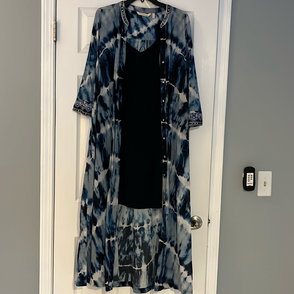 New with tag—Soft Surroundings Sea Sprite dress & slip-wear open or buttoned